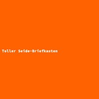 Toller Seide-Briefkasten
