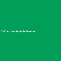 Toller Seide-Briefkasten