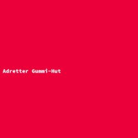 Adretter Gummi-Hut