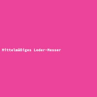 Mittelmäßiges Leder-Messer