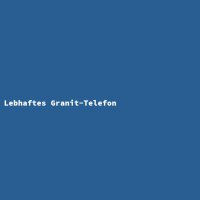 Lebhaftes Granit-Telefon