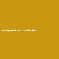 Aerodynamischer Stahl-Akku