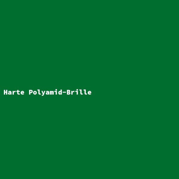 Harte Polyamid-Brille