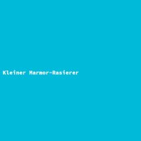 Kleiner Marmor-Rasierer