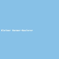Kleiner Marmor-Rasierer