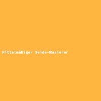 Mittelmäßiger Seide-Rasierer