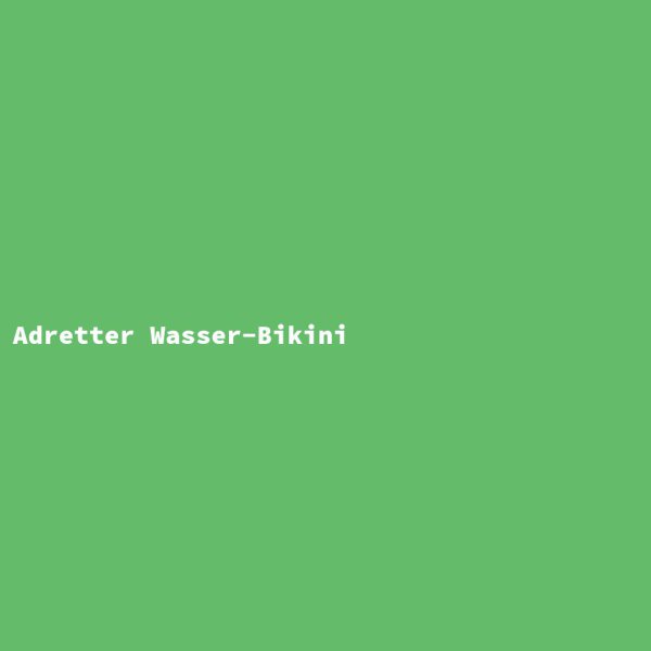 Adretter Wasser-Bikini