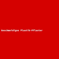 Geschmeidiges Plastik-Pflaster
