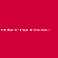 Mittelmäßiger Bronze-Briefbeschwerer