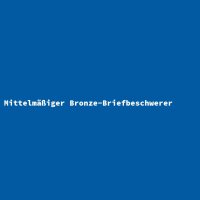 Mittelmäßiger Bronze-Briefbeschwerer